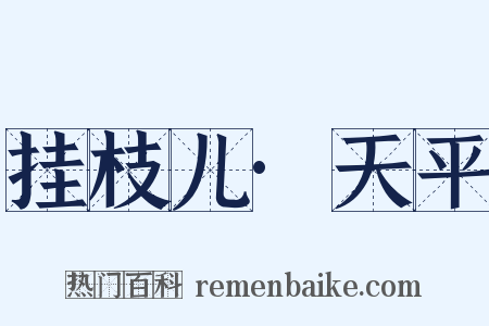挂枝儿·天平是什么意思的图片